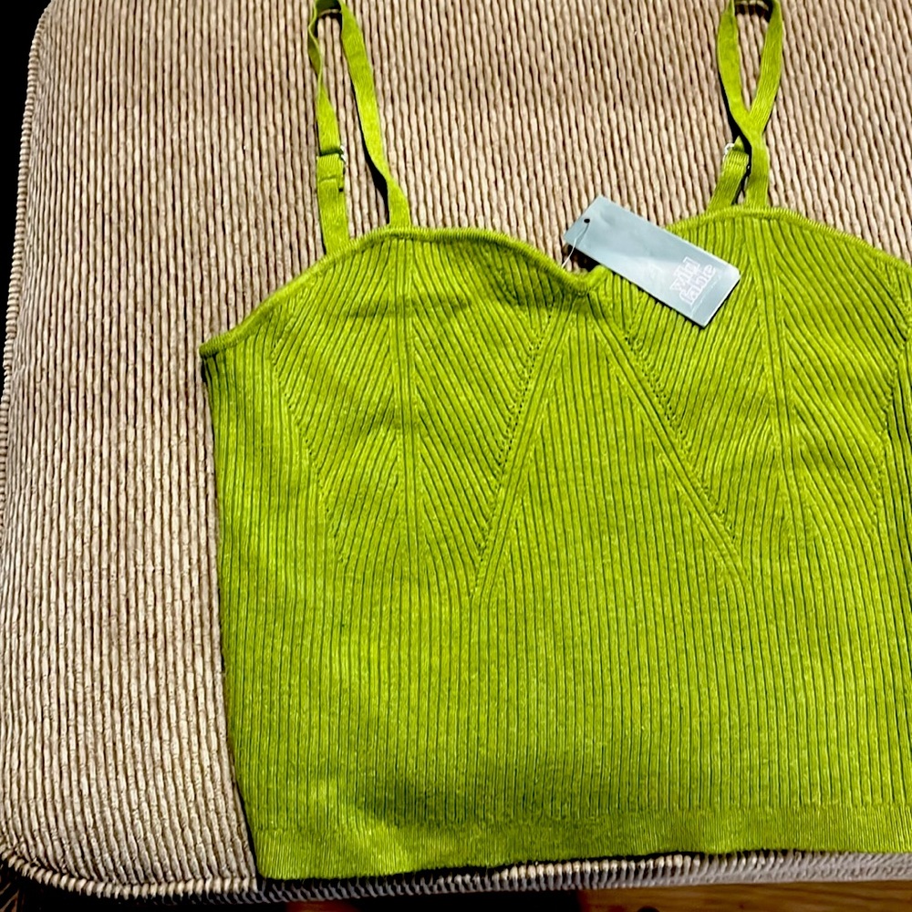 Knit tank top New XL wild fable